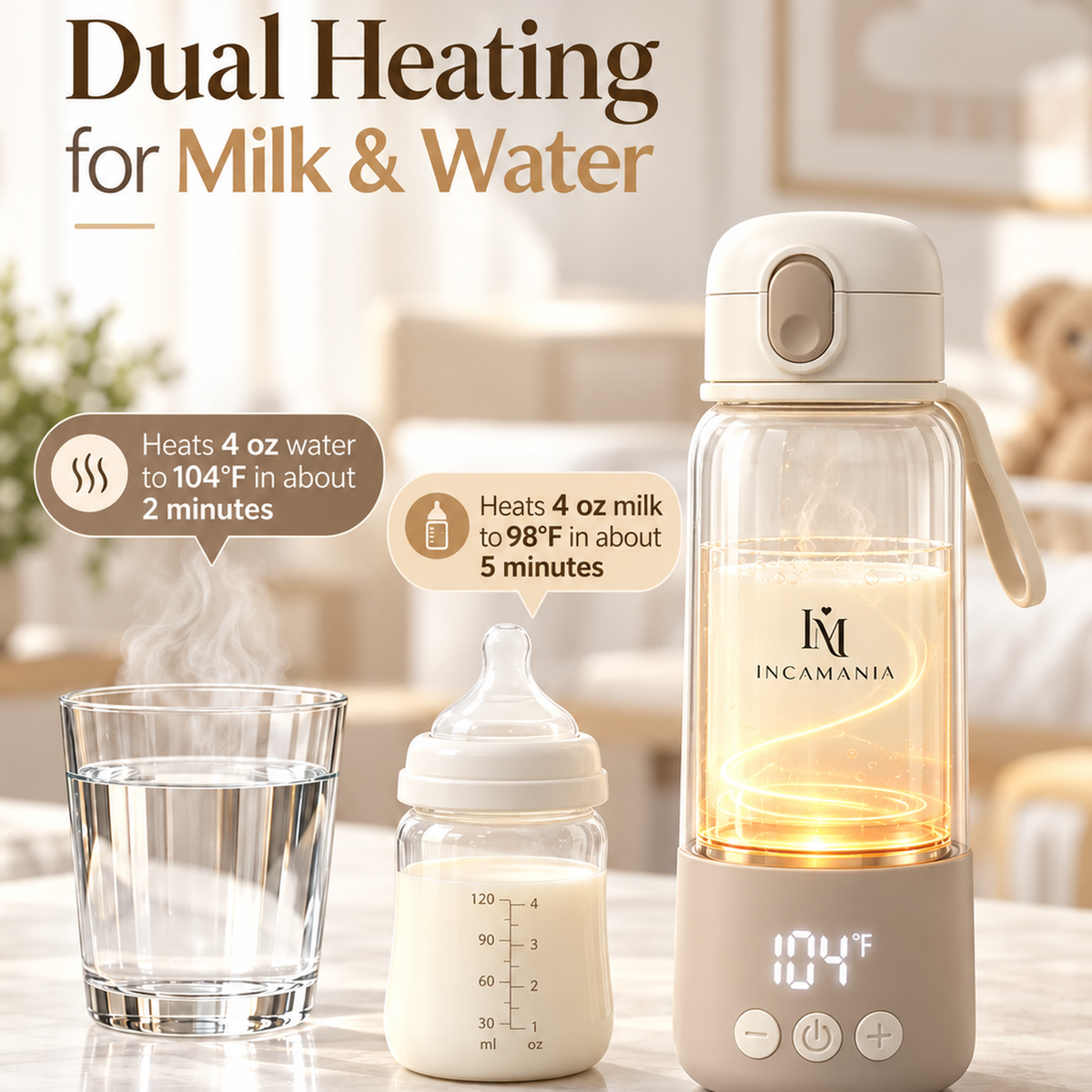 Incamania Portable Bottle Warmer