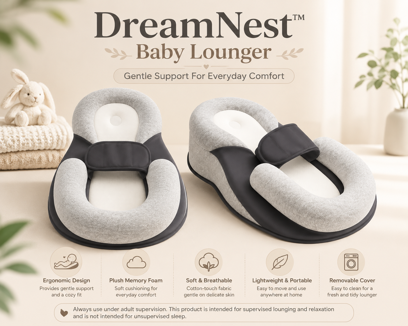DreamNest™ Baby Lounger