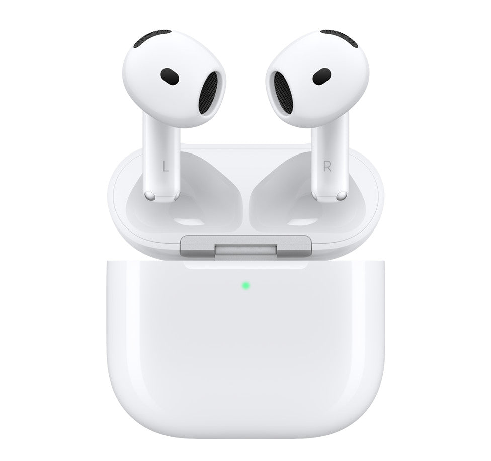 AirPods 4 personalizados con cancelacion de ruido, auriculares Bluetooth, audio espacial personalizado, resistente al sudor y al agua, funda de carga USB-C, chip H2, hasta 30 horas de duración de la batería, configuración sin esfuerzo para iPhone